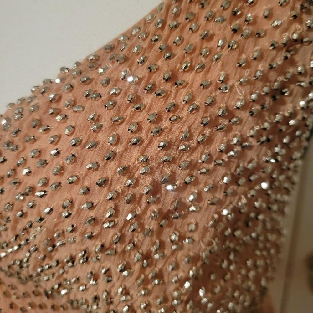 Free People Like A Diamond Chiffon Dress Size 4 - Picture 7 of 8